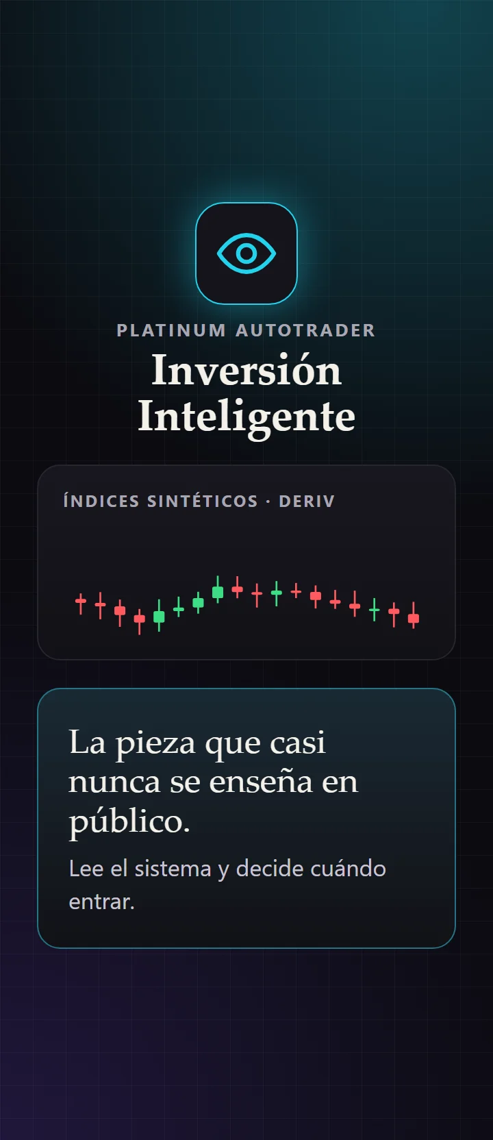 Inversión Inteligente: lee el sistema y decide cuándo entrar